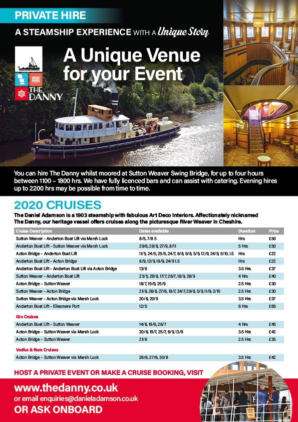 Our 2020 Timetable
